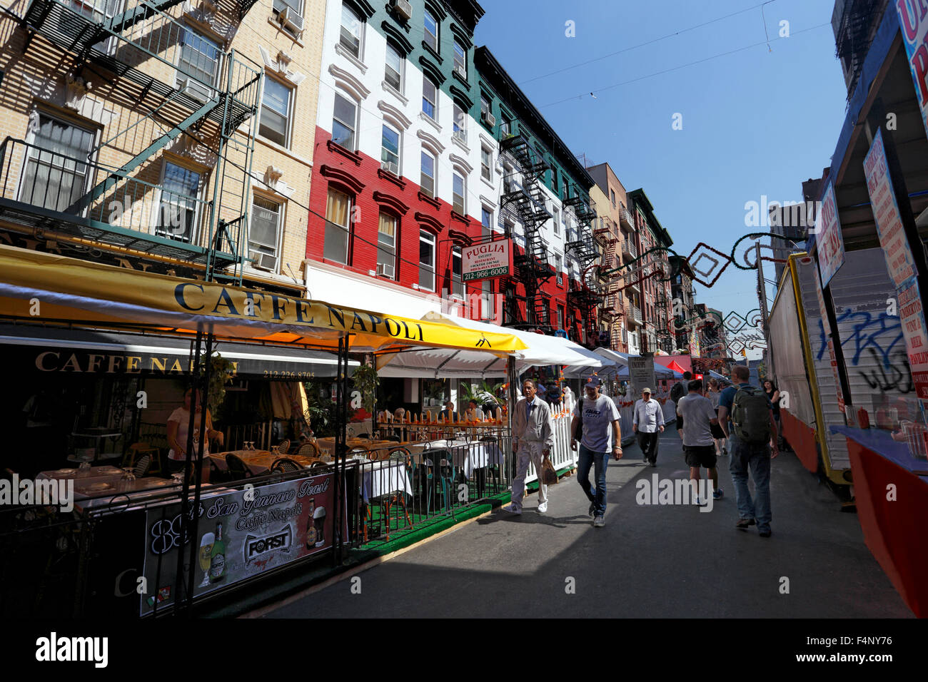 Fest des San Gennaro Hester St. wenig Italien Manhattan in New York City Stockfoto
