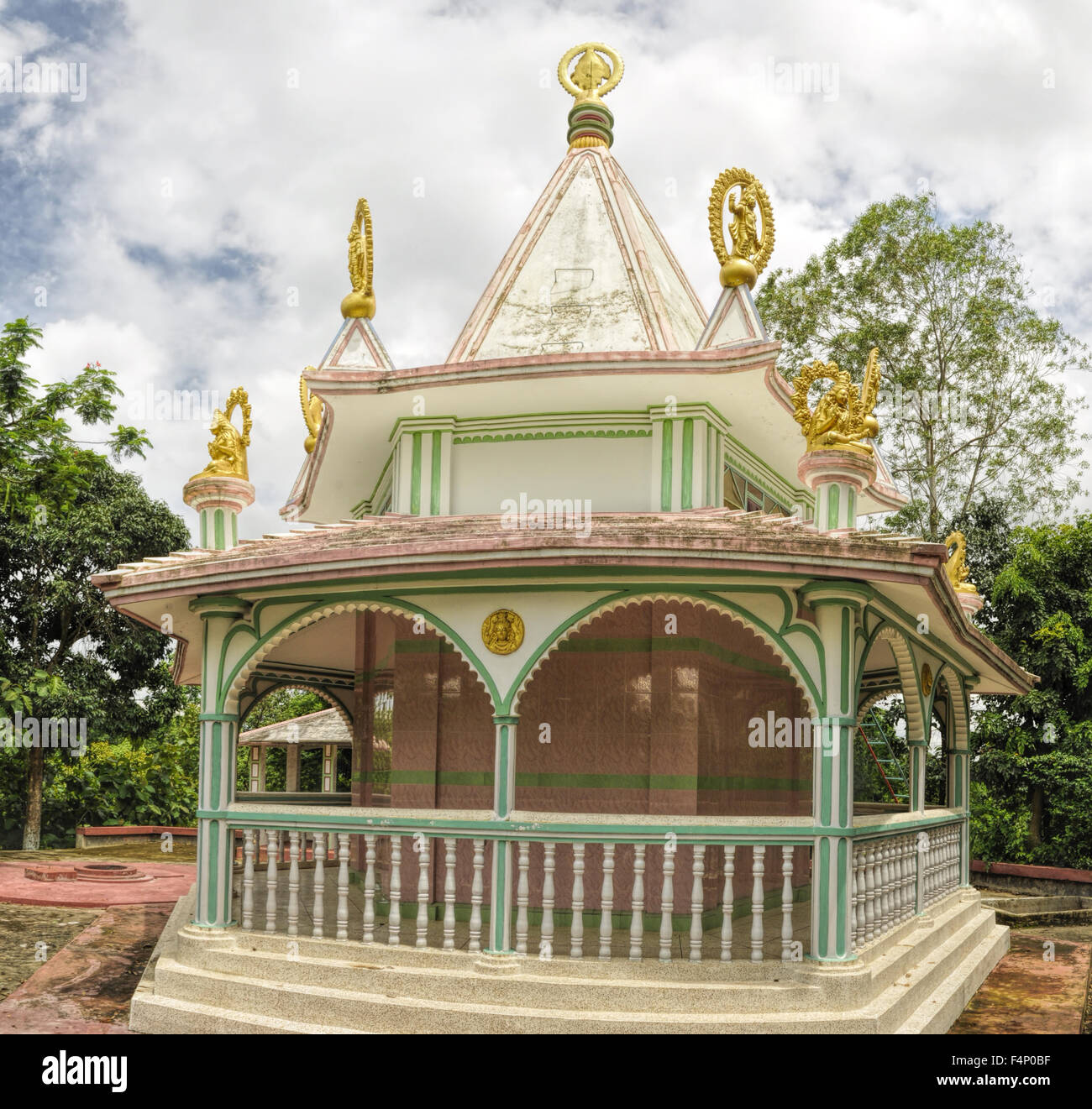 Traditionelle hinduistische Heiligtum in Bangladesch Stockfoto