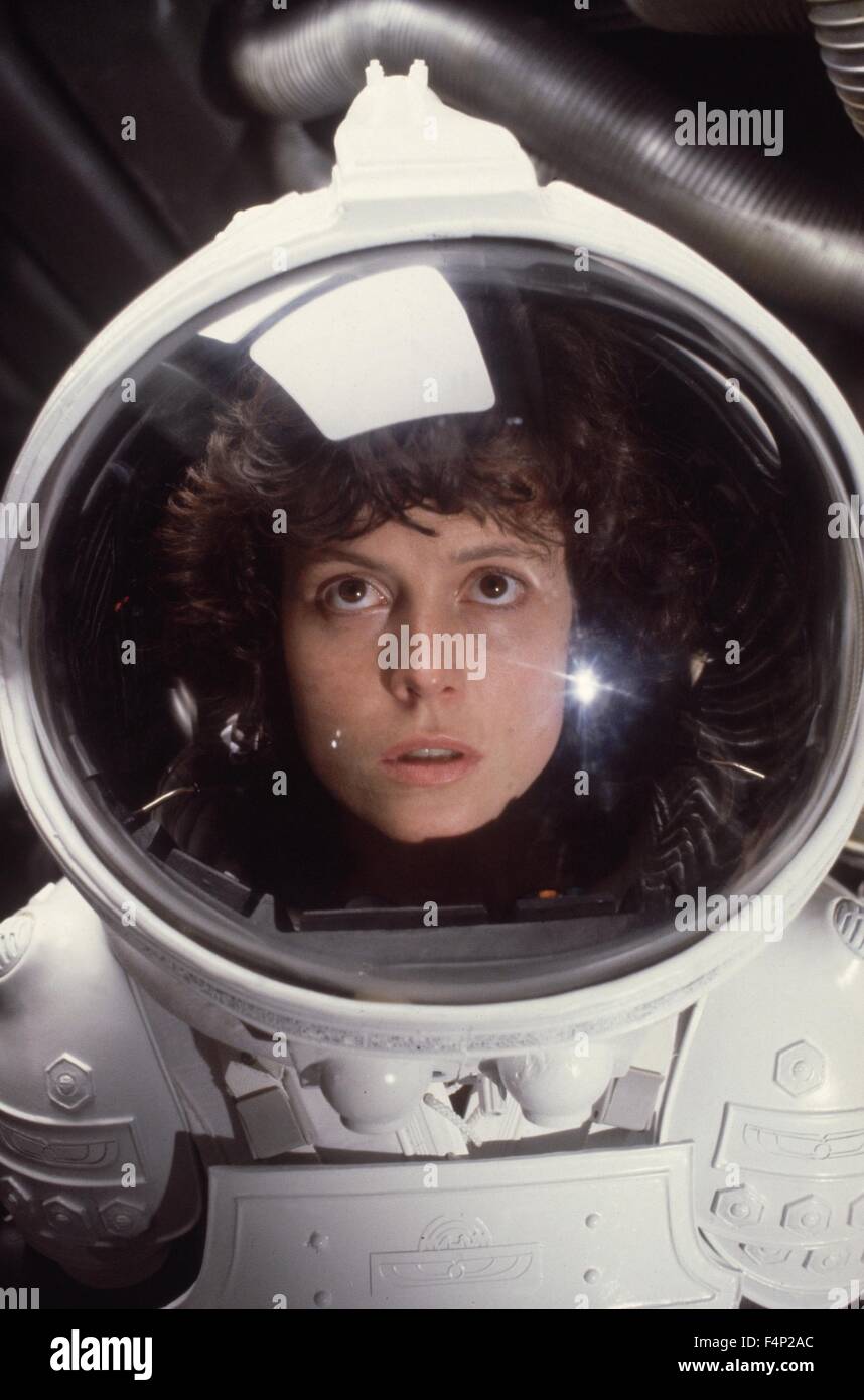 Sigourney Weaver / Alien 1979 unter der Regie von Ridley Scott Stockfoto