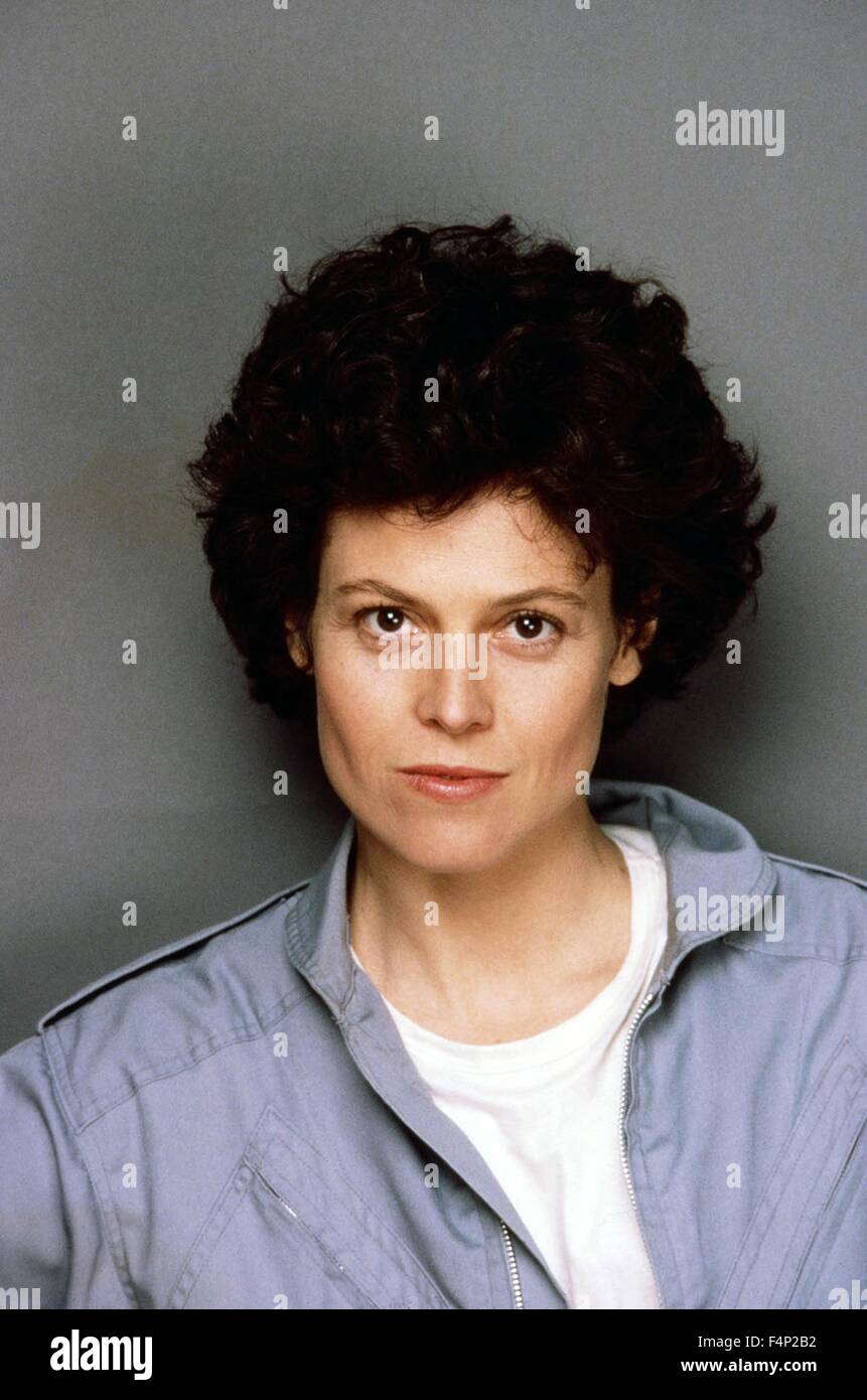 Sigourney Weaver / Aliens 1986 unter der Regie von James Cameron Stockfoto