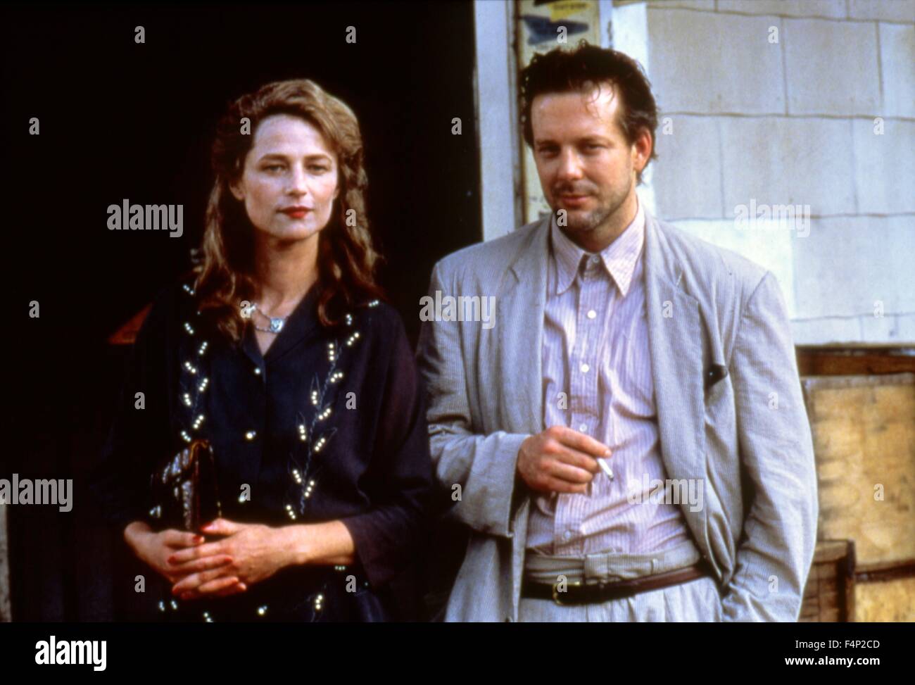 Charlotte Rampling, Mickey Rourke / Winkel Herz 1987 unter der Regie von Alan Parker Stockfoto