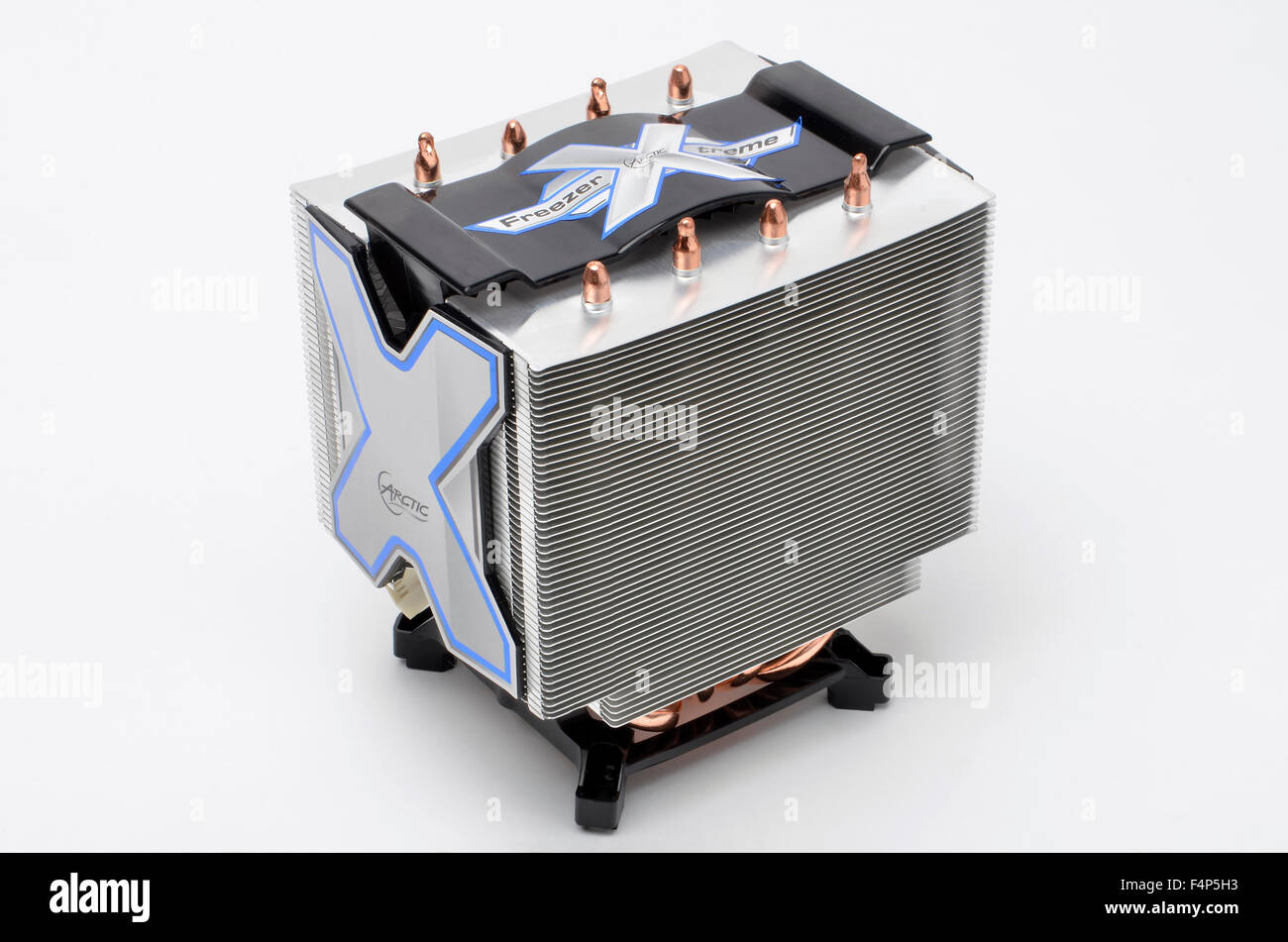 Arctic Cooling Freezer Xtreme CPU Kühler und Montage Wiege. Stockfoto