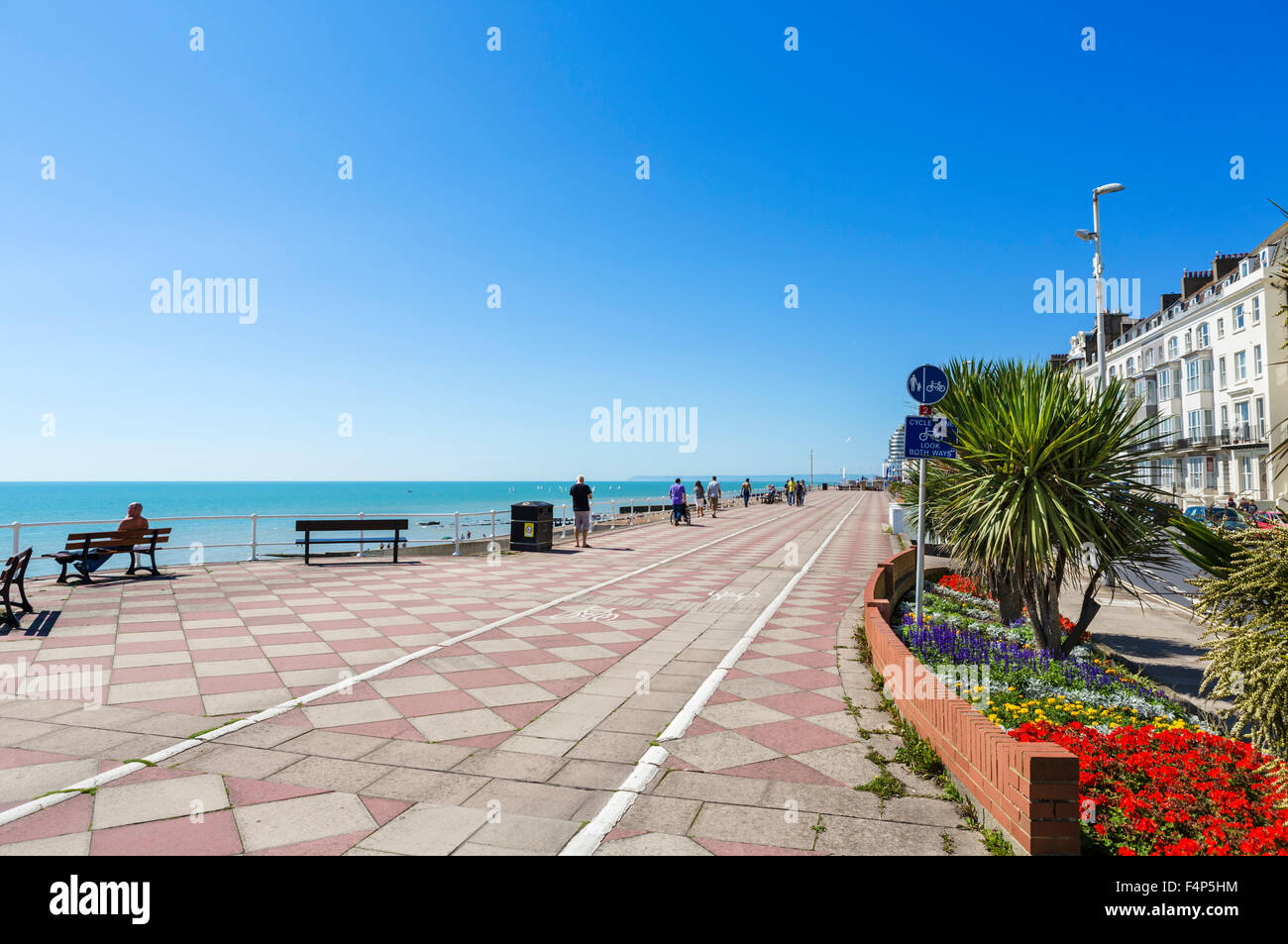Die Strandpromenade, Hastings, East Sussex, England, UK Stockfoto