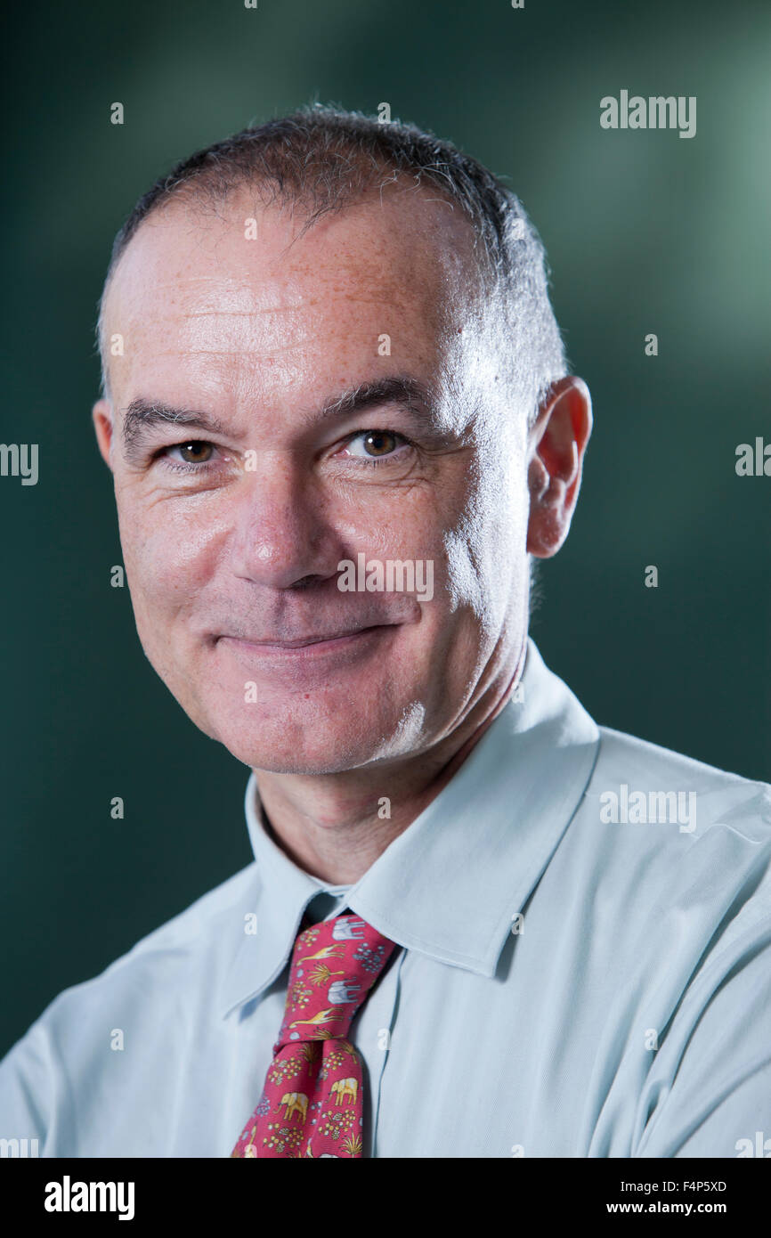 Jean-Pierre Filiu, französischer Historiker und Autor, auf dem Edinburgh International Book Festival 2015. Edinburgh. 30. August 2015 Stockfoto