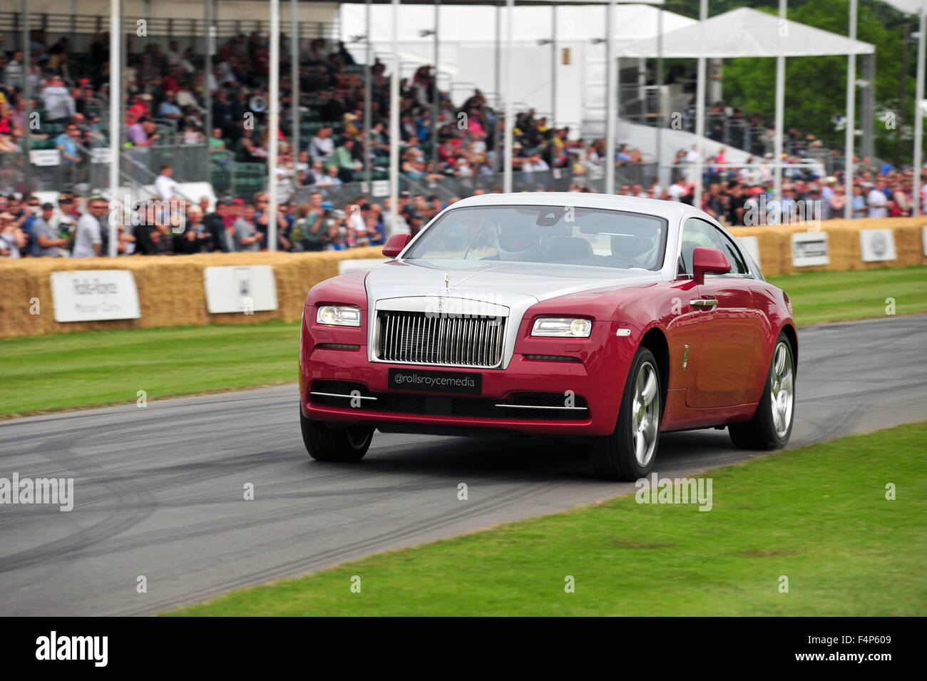 Ein Rolls-Royce Wraith auf dem Goodwood Festival of Speed im Vereinigten Königreich. Stockfoto