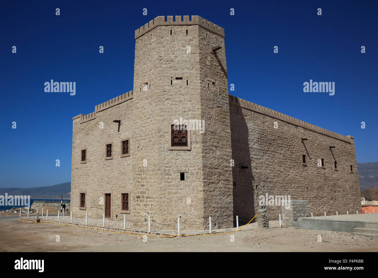 Mirbat im Süden des Oman, Fort von Mirbat, Oman Stockfoto