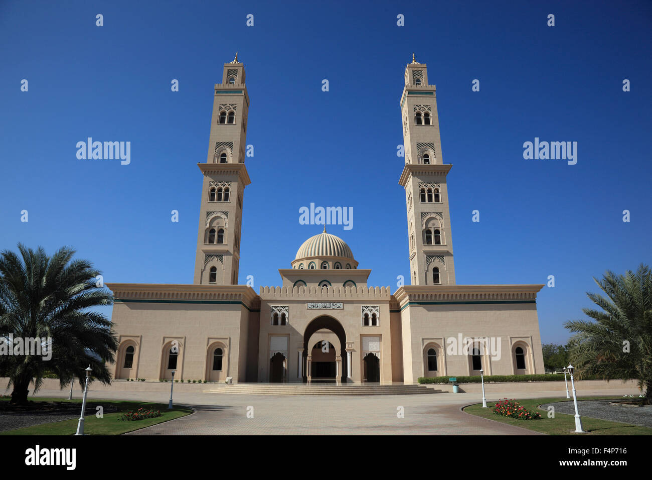 Moschee von Bahla. Die Oase Stadt Bahla ist eines der ältesten König Dörfer des Oman. Stockfoto