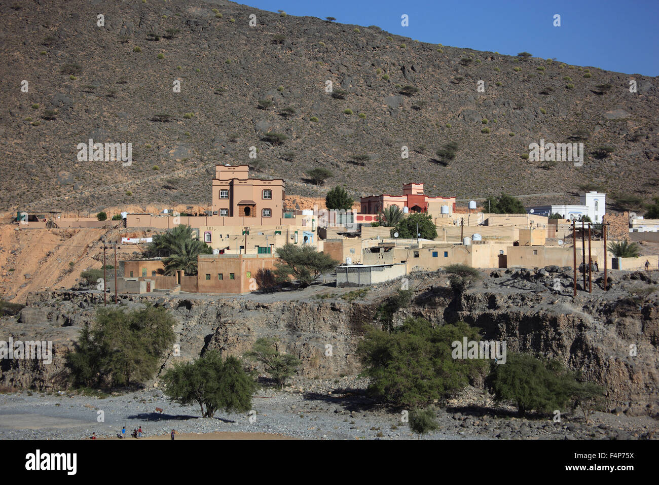 Ort Ghul in der Jebel Shams, Oman Stockfoto