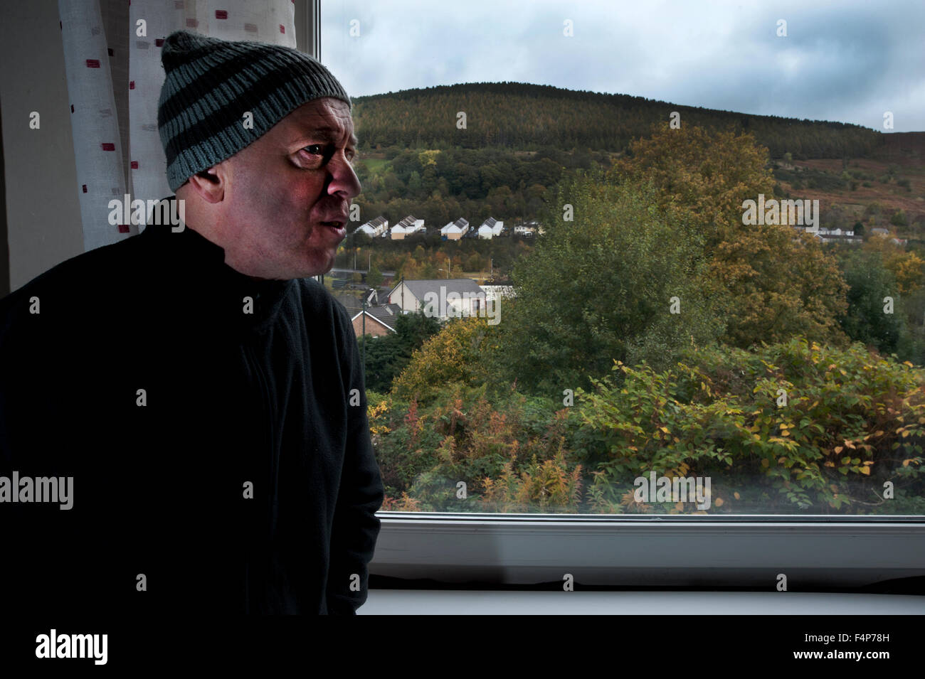 Die Menschen in kleinen Bergbau-Dorf von Aberfan vergisst nie eine nasse Oktobertag im Jahre 1966. Stockfoto