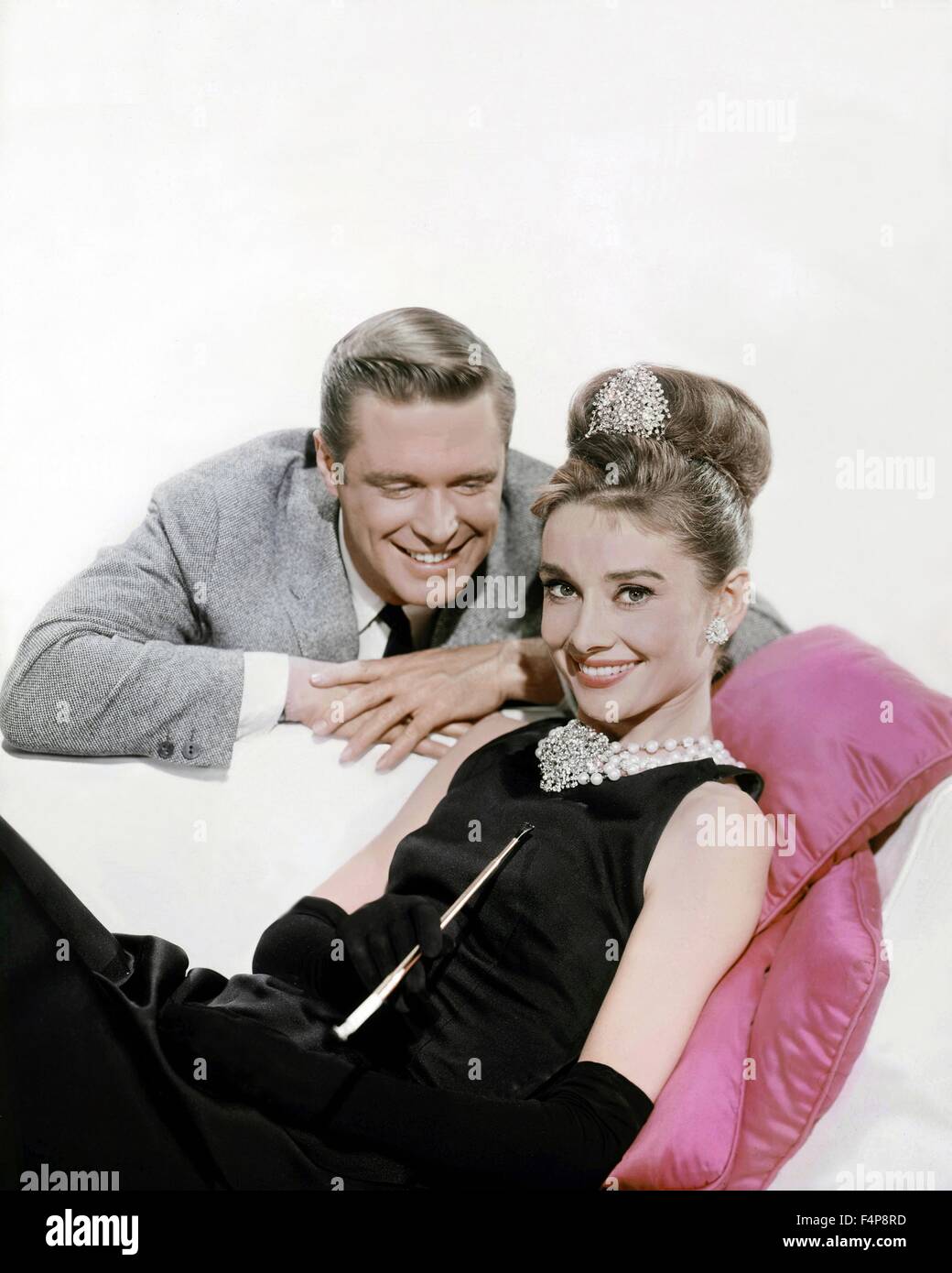 George Peppard, Audrey Hepburn / Frühstück bei Tiffany ist 1961 unter der Regie von Blake Edwards Stockfoto