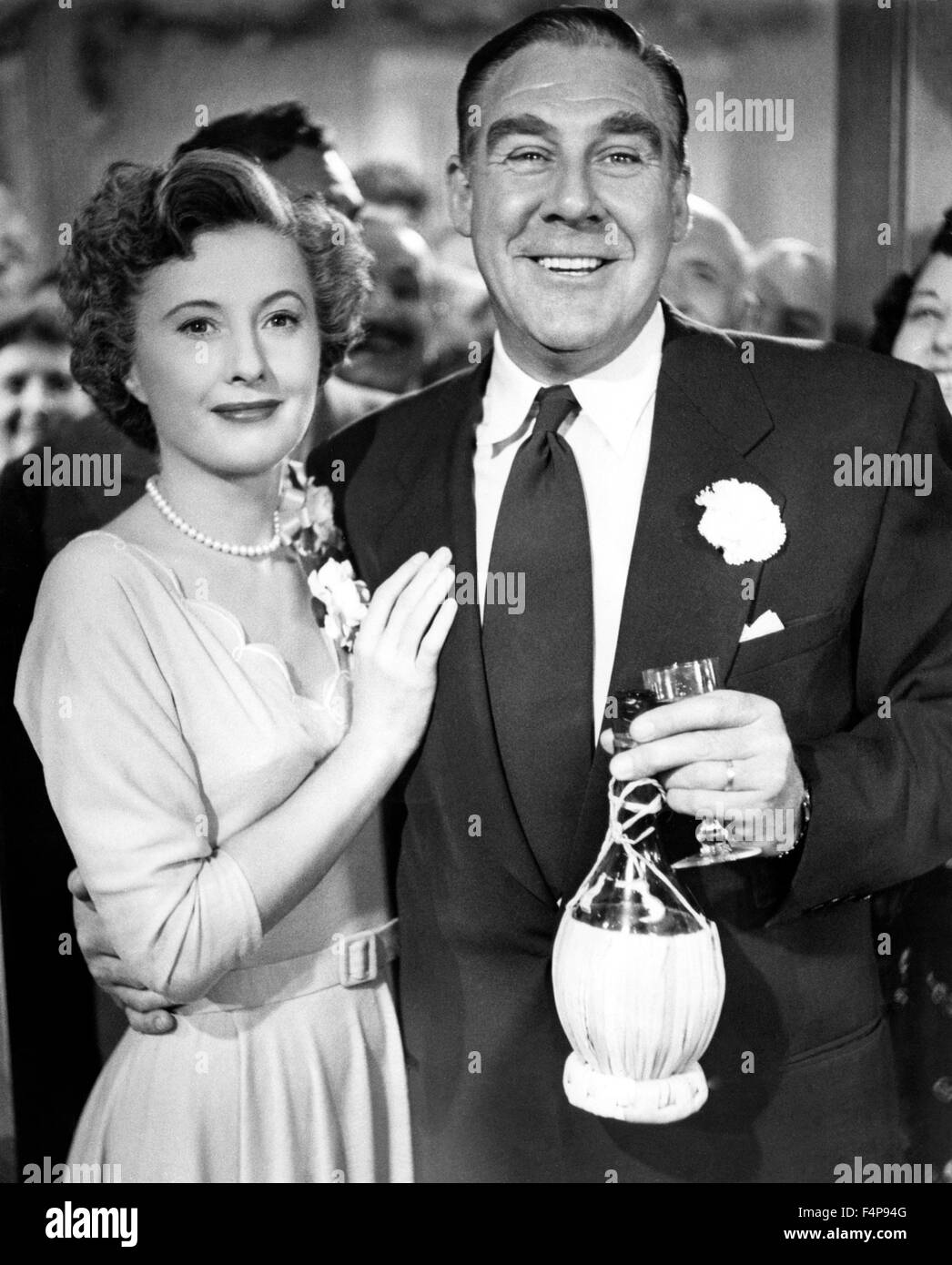 Barbara Stanwyck, Paul Douglas / Clash Nacht 1952 unter der Regie von Fritz Lang Stockfoto