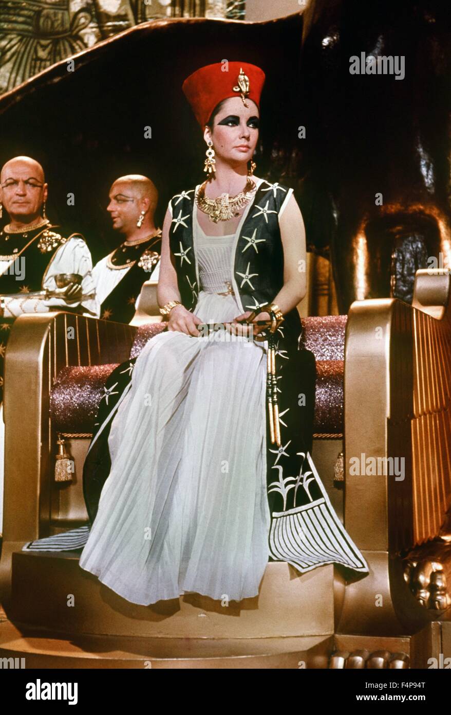Elizabeth Taylor / Cleopatra 1963 unter der Regie von Mankiewicz Stockfoto