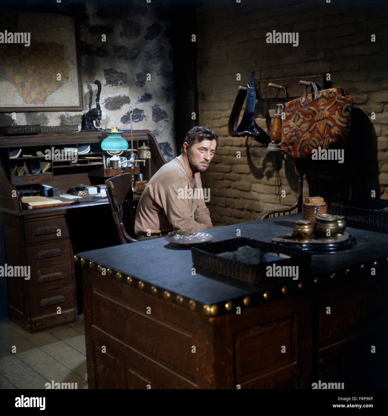 Robert Mitchum / El Dorado 1967 unter der Regie von Howard Hawks Stockfoto