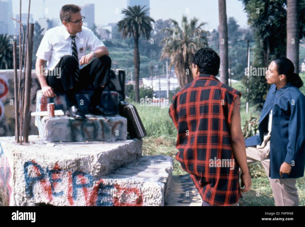 Michael Douglas / Falling Down 1993 unter der Regie von Joel Schumacher Stockfoto