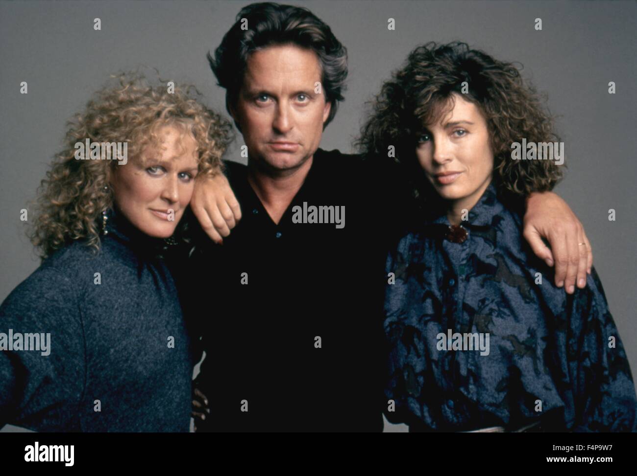 Glenn Close, Michael Douglas, Anne Archer / Fatal Attraction 1987 unter der Regie von Adrian Lyne Stockfoto