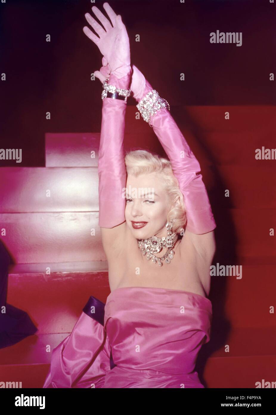 Marilyn Monroe / Herren bevorzugen Blondinen 1953 unter der Regie von Howard Hawks Stockfoto