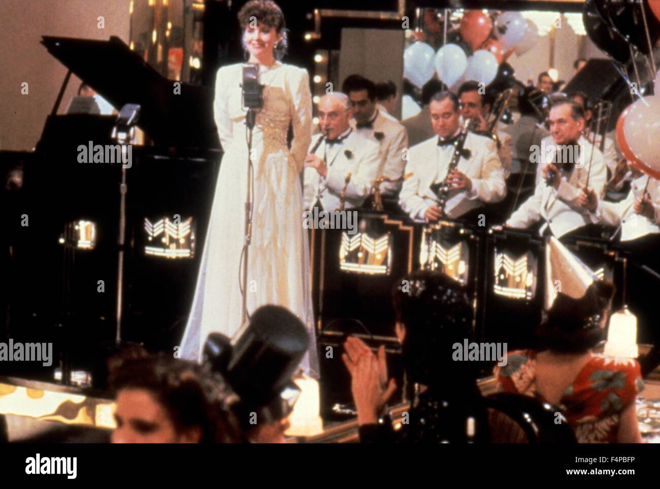 Diane Keaton / Radio Tage 1987 unter der Regie von Woody Allen Stockfoto