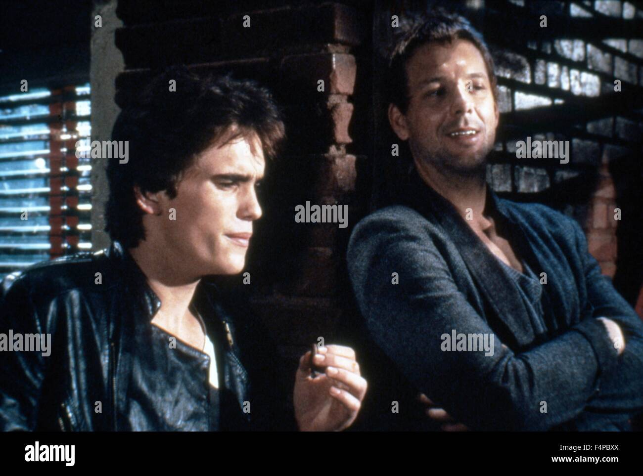 Matt Dillon, Mickey Rourke / Rumble Fish 1983 unter der Regie von Francis Ford Coppola Stockfoto