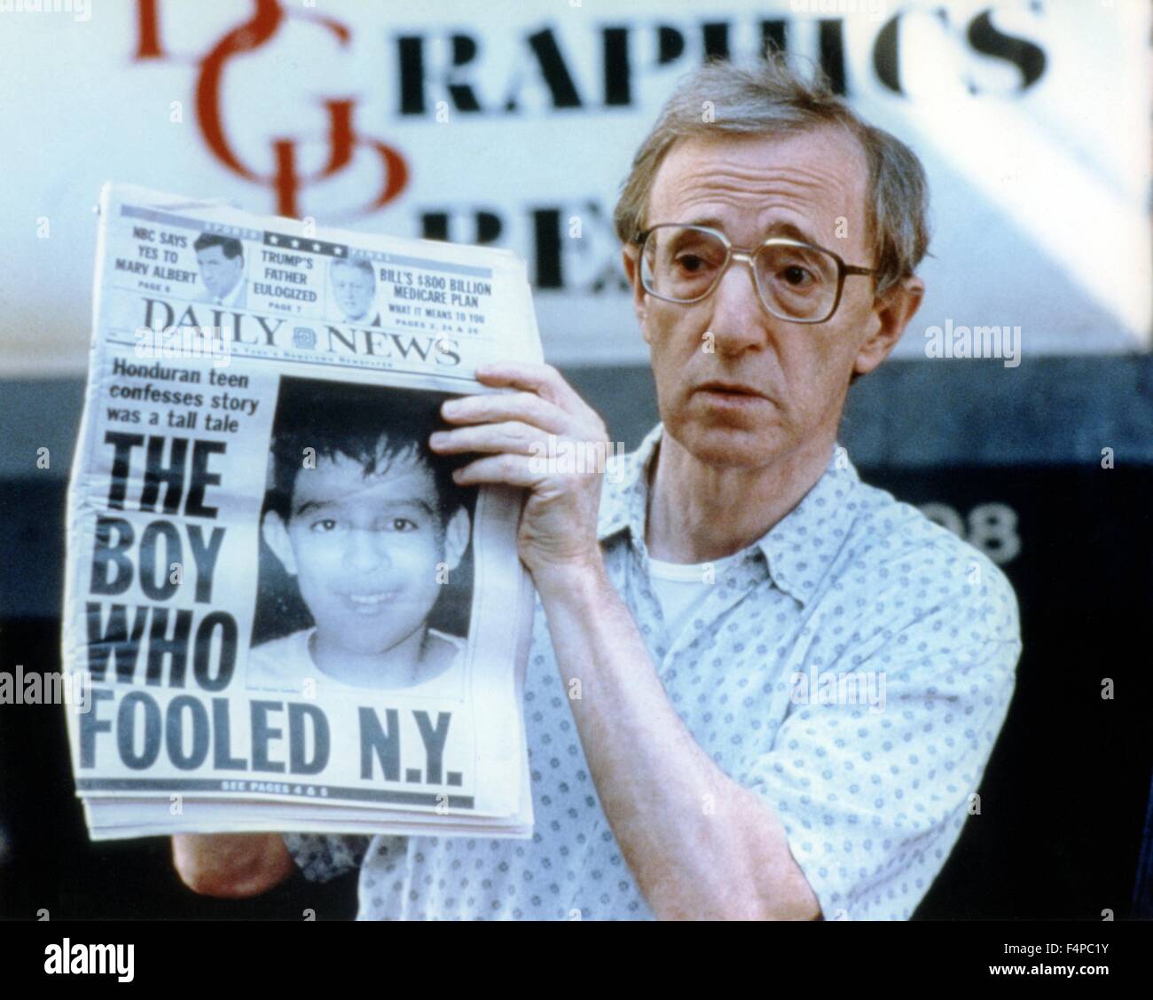 Woody Allen / Small Time Crooks 2000 unter der Regie von Woody Allen Stockfoto