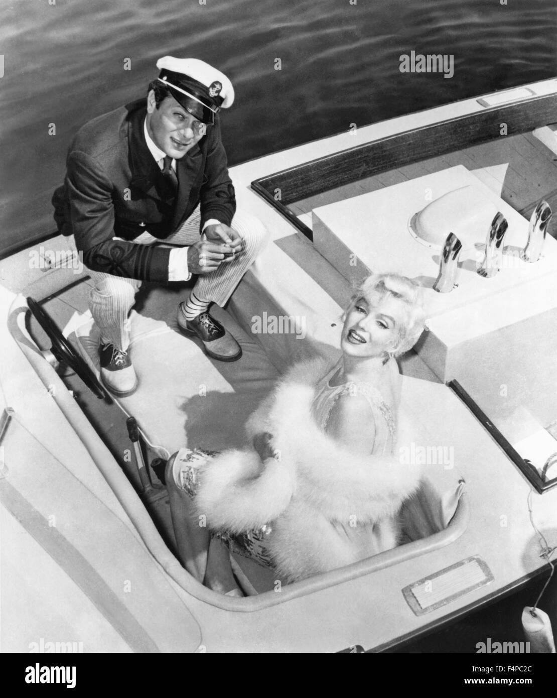 Tony Curtis / Marilyn Monroe / Some wie es heißen 1959 unter der Regie von Billy Wilder Stockfoto