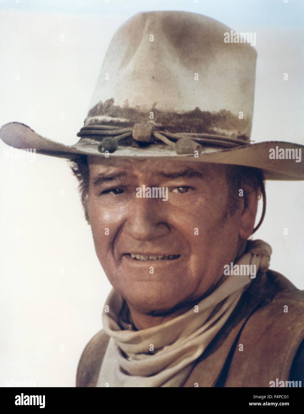 John Wayne / The Cowboys 1972 unter der Regie von Mark Rydell Stockfoto