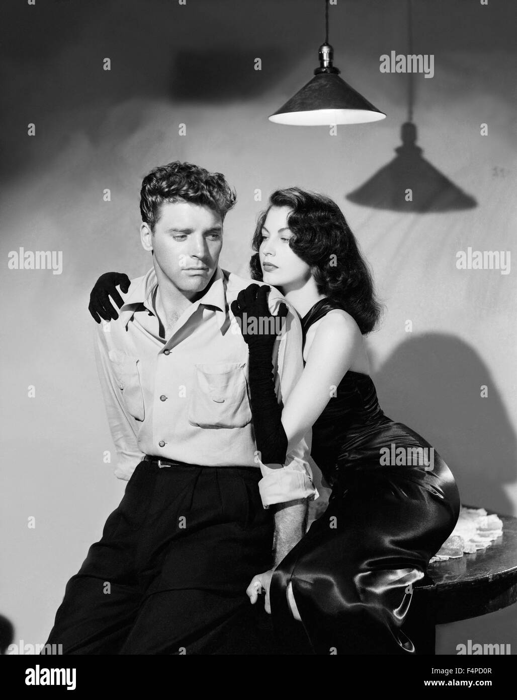 Burt Lancaster, Ava Gardner / The Killers 1946 unter der Regie von Robert Siodmak Stockfoto