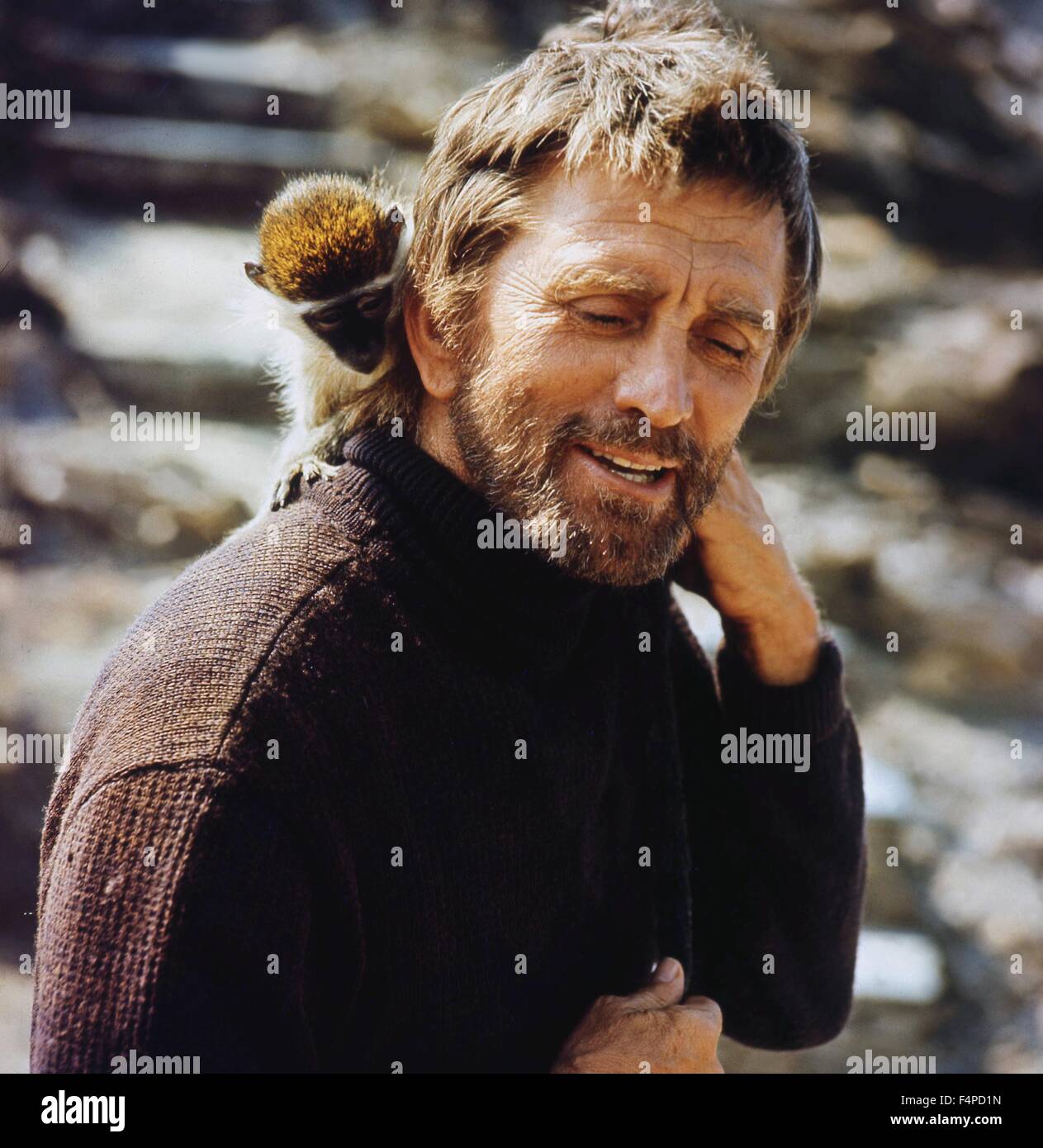 Kirk Douglas / The Licht an der Kante der Welt 1971 unter der Regie von Kevin Billington Stockfoto