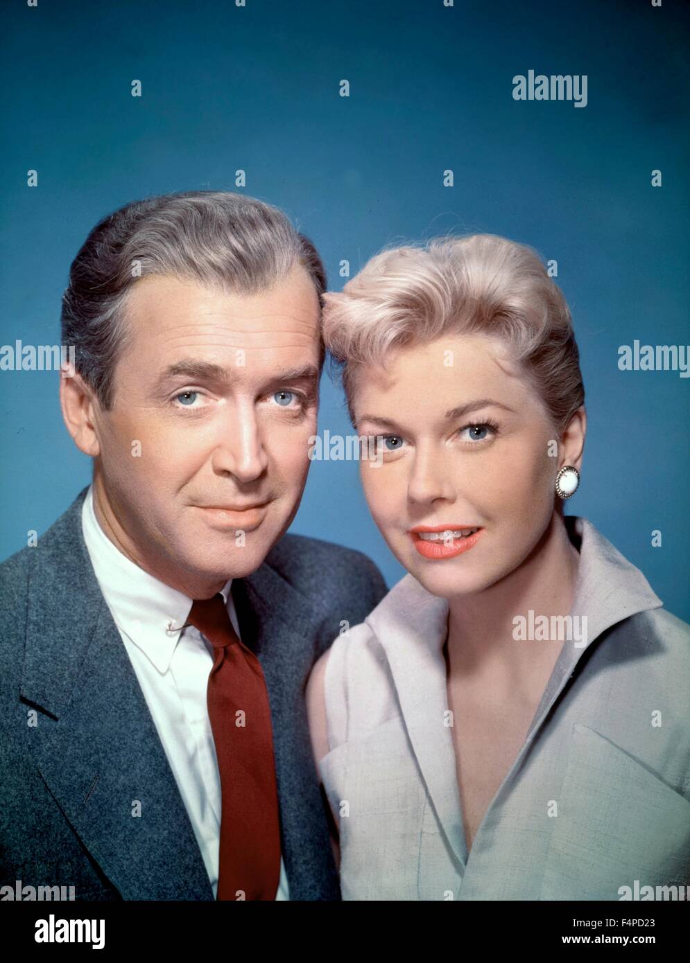 James Stewart, Doris Day / The Man Who Knew Too Much 1956 unter der Regie von Alfred Hitchcock Stockfoto