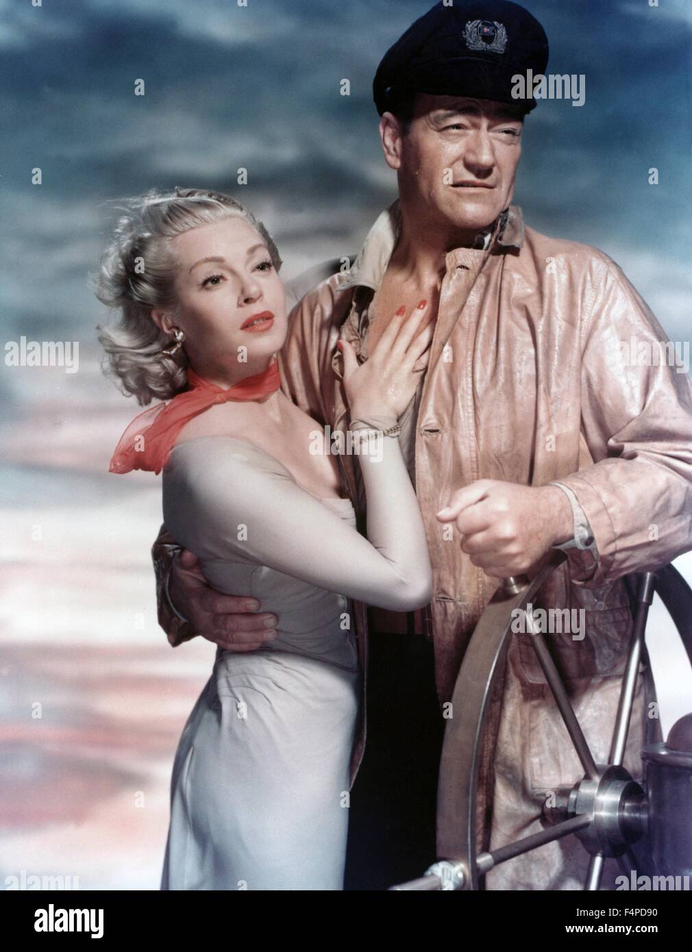 Lana Turner, John Wayne / The Sea Chase 1955 unter der Regie von John Farrow Stockfoto