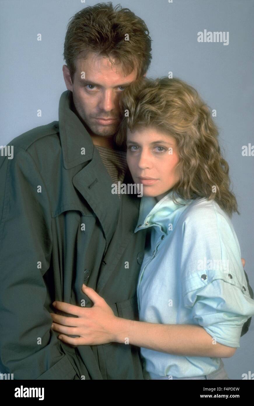 Michael Biehn, Linda Hamilton / The Terminator 1984 unter der Regie von James Cameron Stockfoto