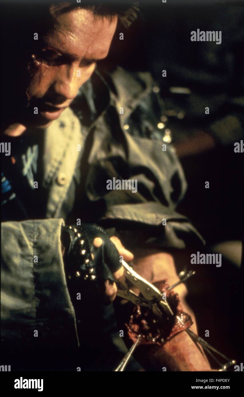 Arnold Schwarzenegger / The Terminator 1984 unter der Regie von James Cameron Stockfoto