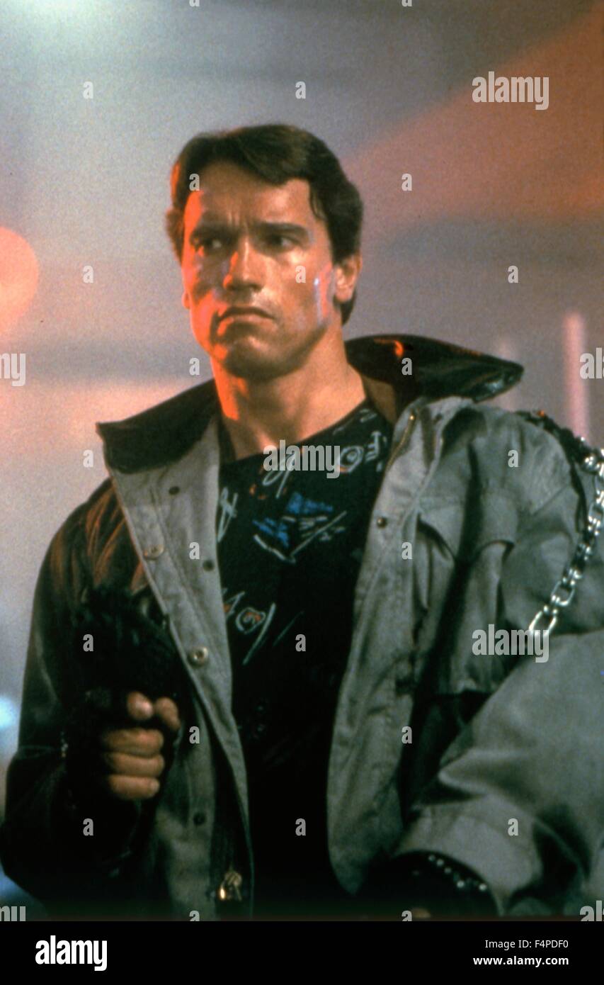 Arnold Schwarzenegger / The Terminator 1984 unter der Regie von James Cameron Stockfoto