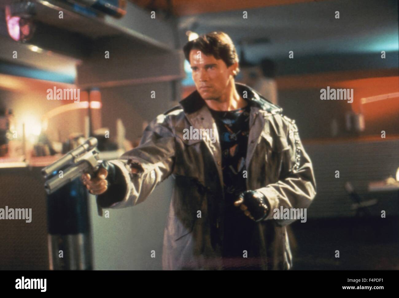 Arnold Schwarzenegger / The Terminator 1984 unter der Regie von James Cameron Stockfoto