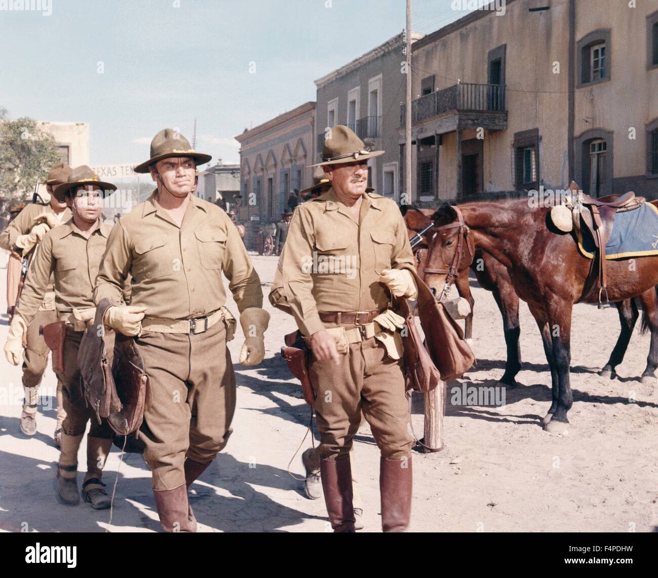 Jaime Sanchez, Ernest Borgnine, William Holden / The Wild Bunch 1969 unter der Regie von Sam Peckinpah Stockfoto