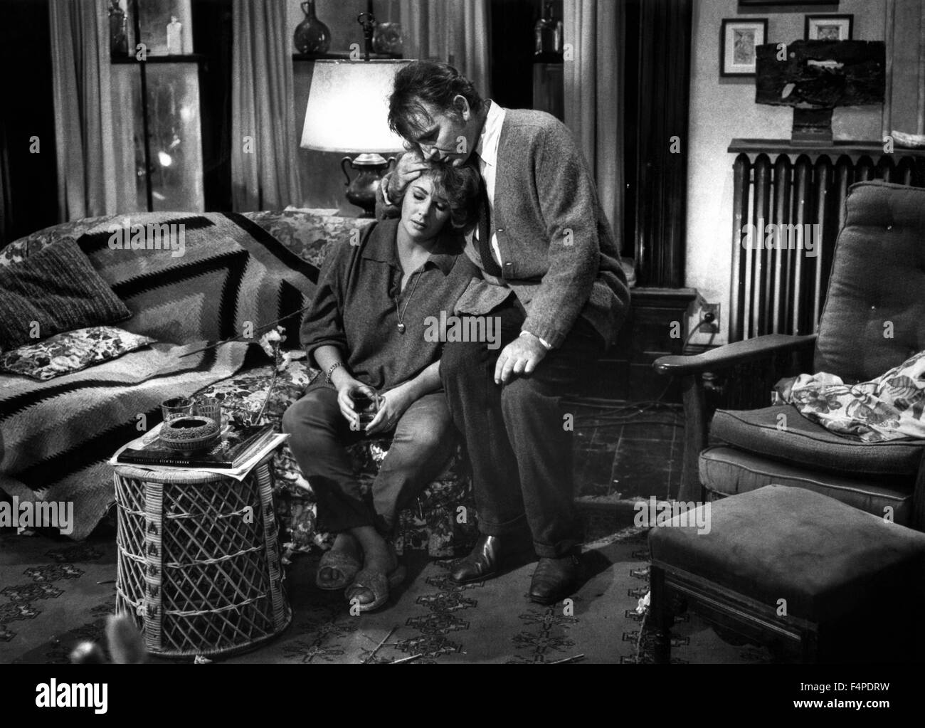 Richard Burton, Elizabeth Taylor / Wer hat Angst vor Virginia Woolf? 1966, Regie: Mike Nichols Stockfoto
