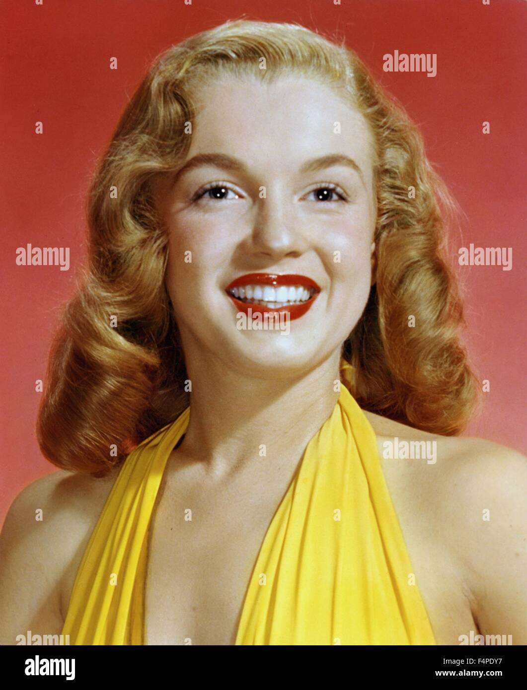 Close-up Portrait von Marilyn Monroe 1946 Stockfoto