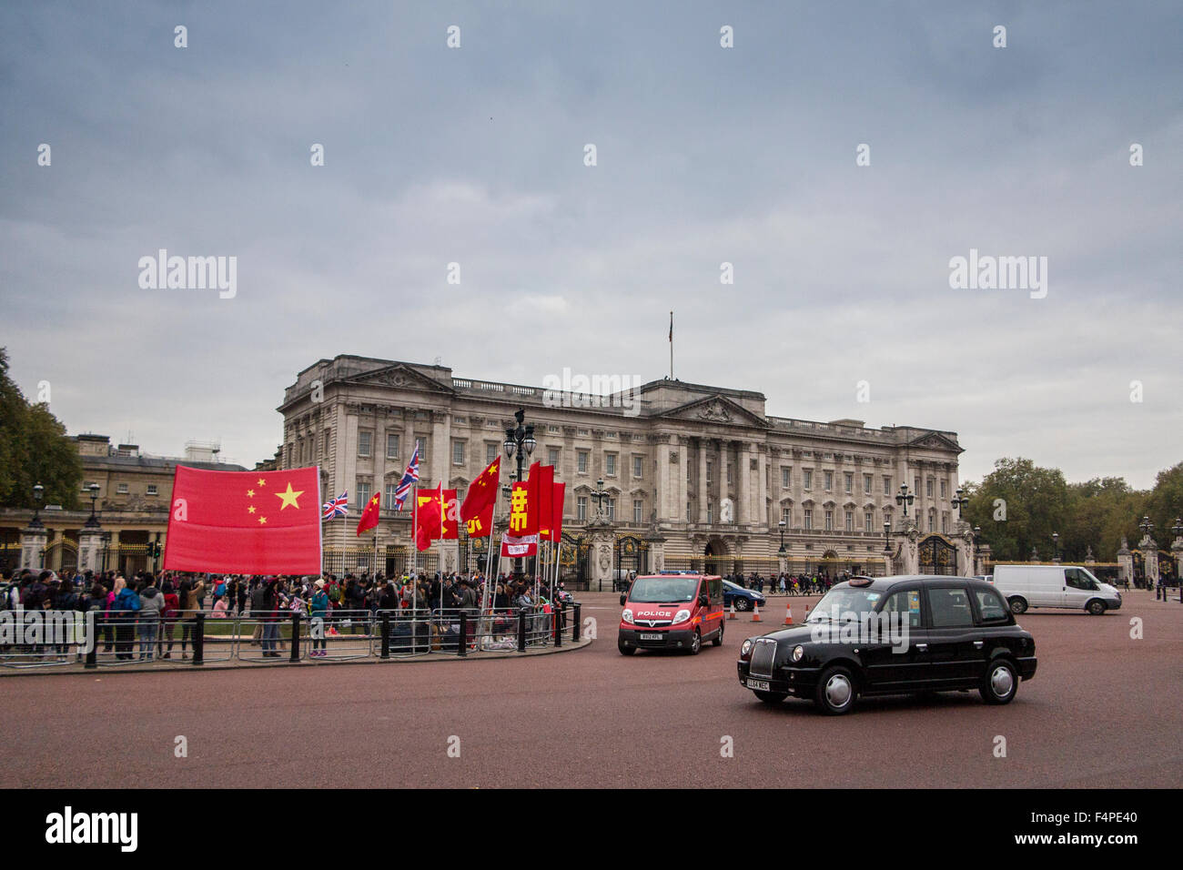 London, UK. 20. Oktober 2015. Präsident Staatsbesuch Xi Jinping in Großbritannien, London, UK Stockfoto