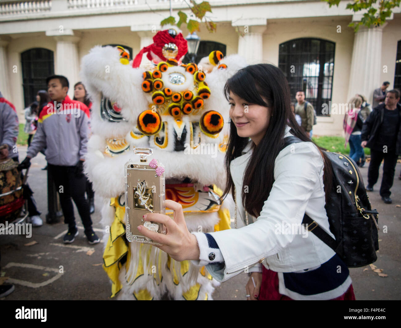 London, UK. 20. Oktober 2015. Präsident Staatsbesuch Xi Jinping in Großbritannien, London, UK Stockfoto