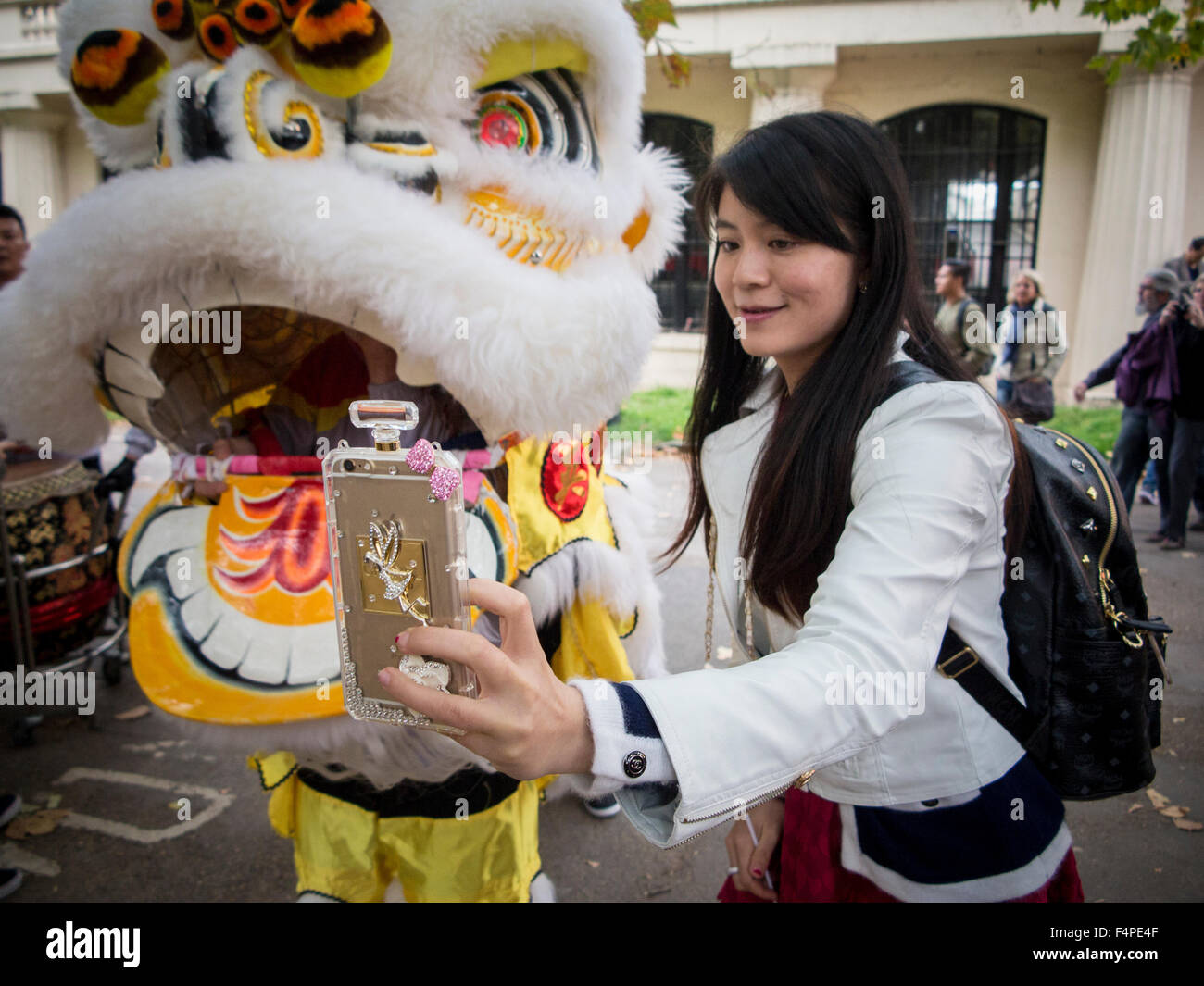 London, UK. 20. Oktober 2015. Präsident Staatsbesuch Xi Jinping in Großbritannien, London, UK Stockfoto