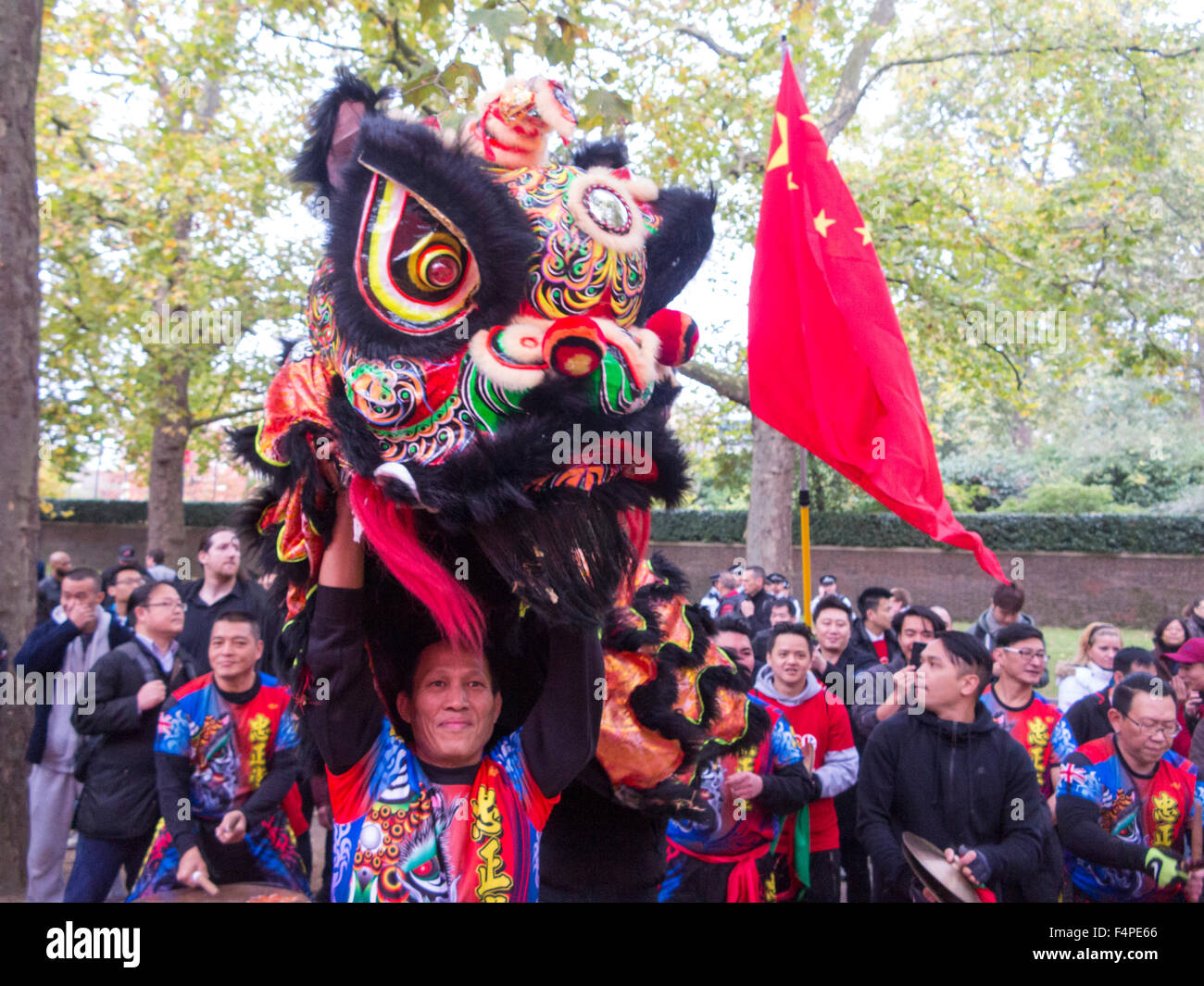London, UK. 20. Oktober 2015. Präsident Staatsbesuch Xi Jinping in Großbritannien, London, UK Stockfoto
