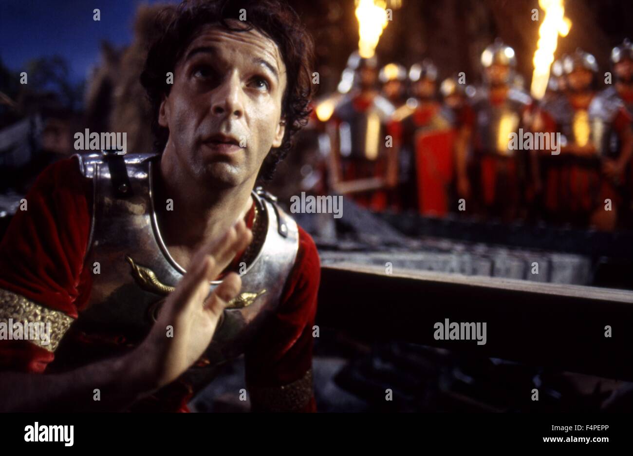 Roberto Benigni (Tullius Destructivus) / Asterix und Obelix auf Caesar / 1999 unter der Regie von Claude Zidi Stockfoto