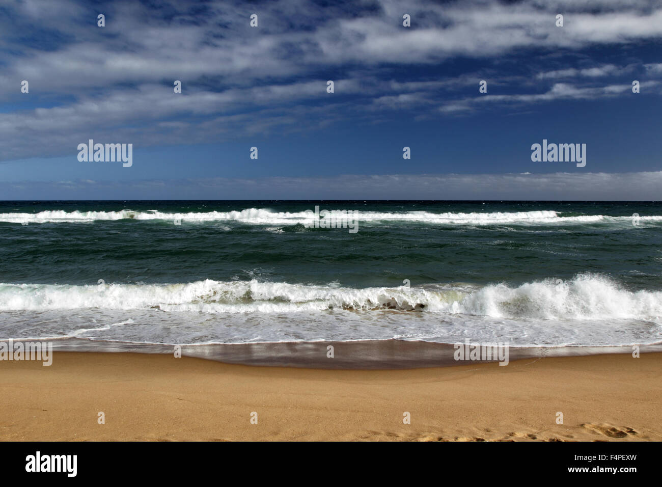 Strand und Meer in Seen Eingang, Victoria, Australien. Stockfoto