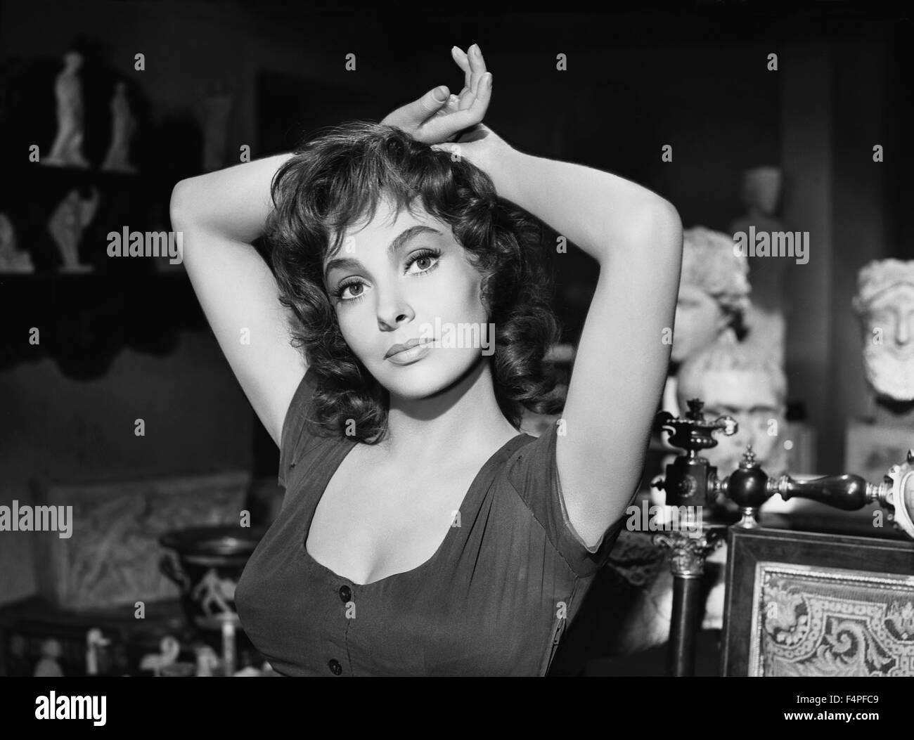 Gina Lollobrigida / The Law / 1958, Regie: Jules Dassin Stockfoto