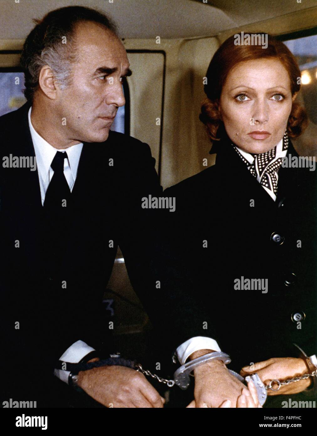 Michel Piccoli und Stephane Audran / Hochzeit im Blut / 1972 unter der Regie von Claude Chabrol Stockfoto