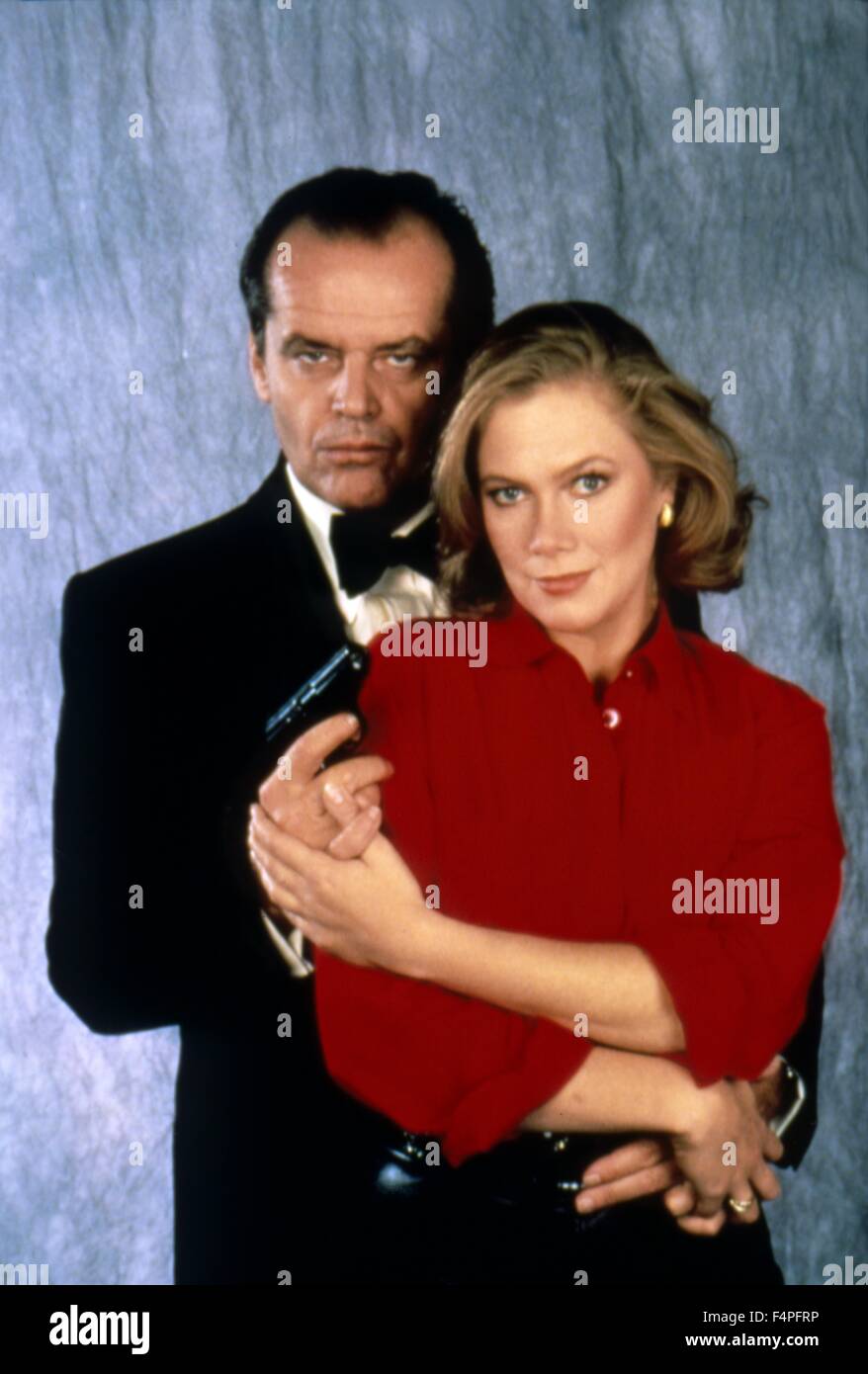 Jack Nicholson und Kathleen Turner / Prizzi es Honor / 1985 unter der Regie von John Huston Stockfoto