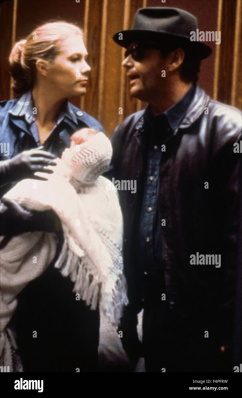 Jack Nicholson und Kathleen Turner / Prizzi es Honor / 1985 unter der Regie von John Huston Stockfoto