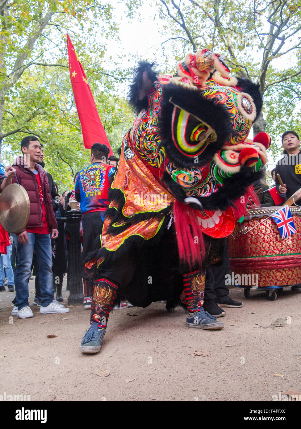 London, UK. 20. Oktober 2015. Präsident Staatsbesuch Xi Jinping in Großbritannien, London, UK Stockfoto