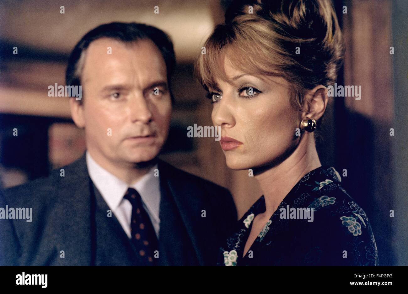 Michel Bouquet und Stephane Audran / die untreue Ehefrau / 1969 unter der Regie von Claude Chabrol Stockfoto