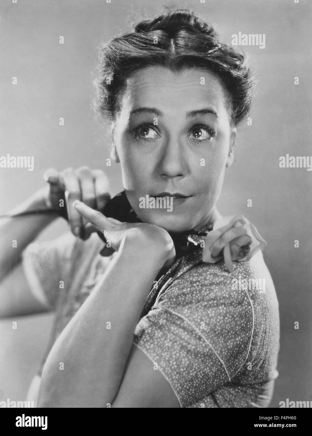 Louise Fazenda, Portrait Werbung für den Film "Gun Smoke' 1931 Stockfoto