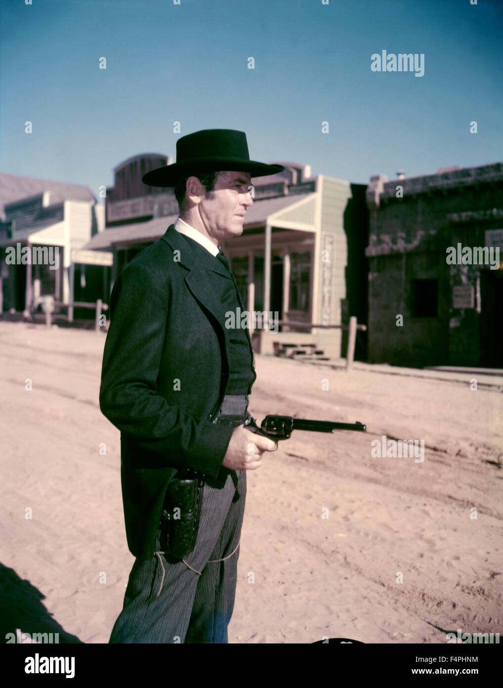 Henry Fonda / Warlock / 1959 unter der Regie von Edward Dmytryk [20th Century Fox] Stockfoto